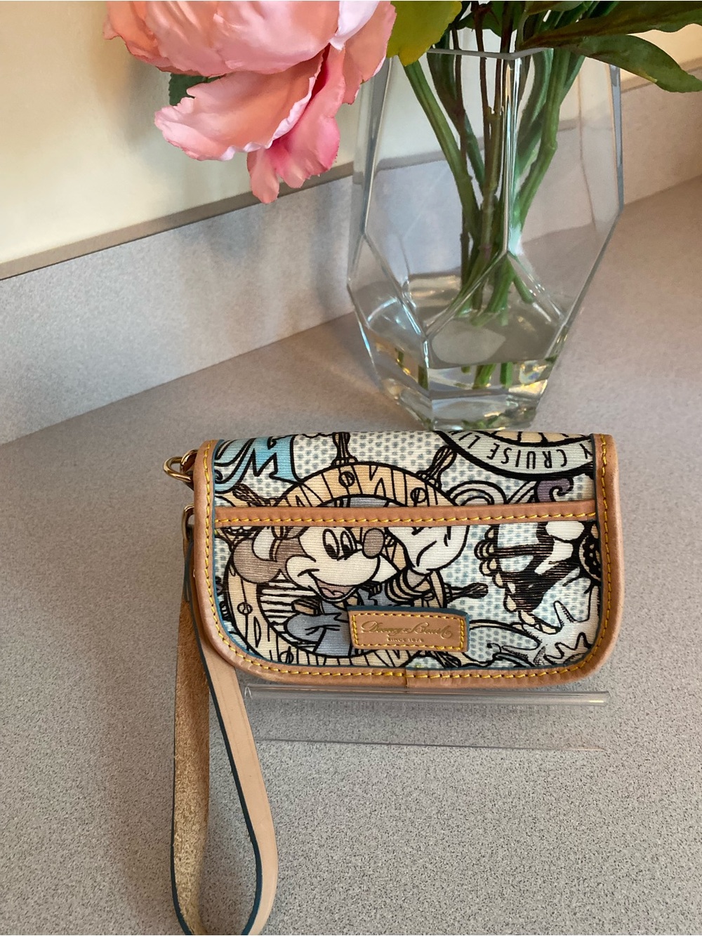 Dooney & Bourke Disney Cruise Line "Fantasy" Inaugural Voyage Wristlet - Picture 3 of 11